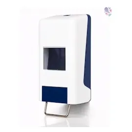 Blanc HYGIENIC Softflaschenspender für 1.000 ml oder 2.000 ml Softflaschen in Grau-Weiß ODER Blau-Weiß