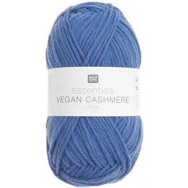 Rico Design Strickwolle Vegan Cashmere Blau 50 g