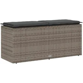 vidaXL Gartenbank 110 x 40 x 44 cm Grau