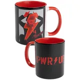 UNITED LABELS PWR/UP Kaffeetasse 0,32 l Rot