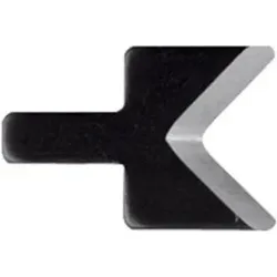 Noga Ersatz-V-Klinge aus HSS, für maximale Stegbreite: 8 mm