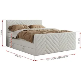 MKS Paris King Duo 160 x 200 cm H3 Weiß