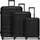 Redolz Essentials 11 Koffer-Set 3-tlg. schwarz