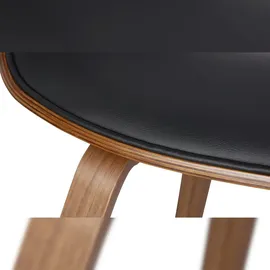 CLP 2er Set Esszimmerstuhl Foley Mit Kunstleder- Oder Stoffbezug I Küchenstuhl Mit Armlehne Und Holzgestell