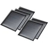 5x Solarpanel Solarzelle Solarmodul Panel Modul Polykristallin 5V 60mA 50mmx43mm