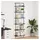 vidaXL Bücherregal 60 x 24 x 203 cm Schwarz