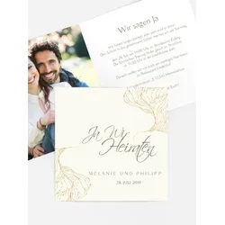 Hochzeitseinladungen selbst gestalten mit Spruch und Fotos im Onlinedesigner bei Meine-Kartenmanufaktur.de