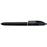 BIC Mehrfarbkugelschreiber 4 Colours Pro Strichstärke: 0,32 mm Schreibfarbe: rot, blau, schwarz