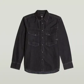 G-Star Dakota Langarmhemd Schwarz M