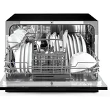Klarstein Havasia UV 6 Tischgeschirrspüler (freistehend, 550 mm breit, Schwarz)