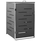 vidaXL Mülltonnenbox für 1 Tonne 69 x 77,5 x 115 cm anthrazit