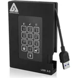 Apricorn 256GB Aegis Fortress USB 3.0 (256 GB), Externe SSD, Schwarz