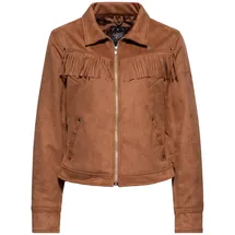 Queen Kerosin Sweatjacke braun XL