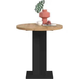 Home Affaire Esstisch Ø 70 cm schwarz