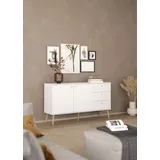 Andas Sideboard »Bodo, Aufbewahrung, Schubladenschrank, Sideboard,«, Kommode mit 2 Türen, 3 Schubladen, Breite 147 cm