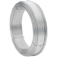 vidaXL Zaun-Bindedraht 250 m 3,8 mm Stahl/Silber