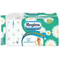 Regina Toilettenpapier – 150 Blatt pro Rolle, Weich und Sanft mit Kamillenduft und FSC-zertifiziertem Papier