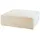 KAWOLA Hocker WIOLO SOFT Cord Farbe: weiß
