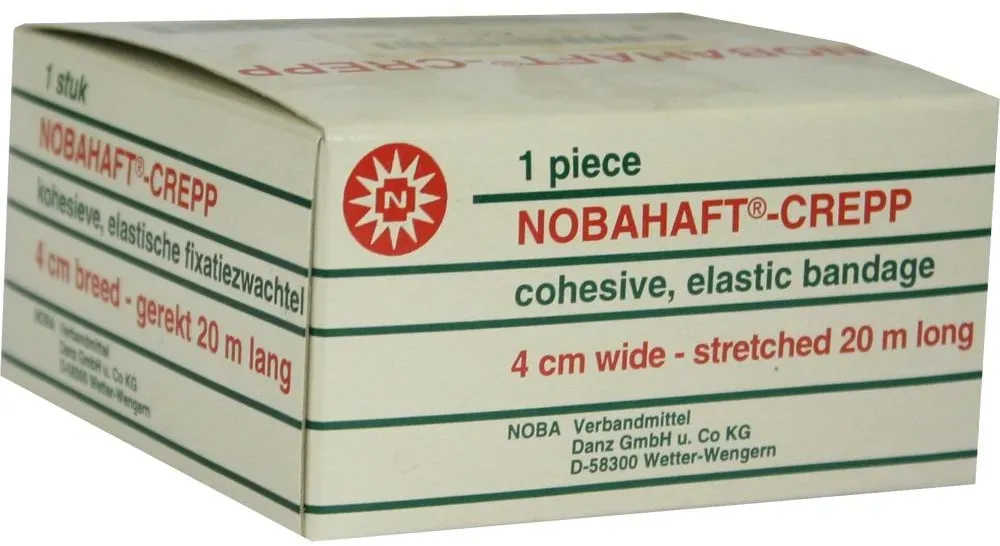 Nobahaft Crepp 20mx4cm Kohaesive Mullbinde 1 ST