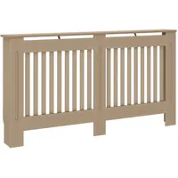 vidaXL Heizkörperverkleidung 152x19x81,5 cm MDF