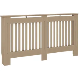 vidaXL Heizkörperverkleidung 152x19x81,5 cm MDF