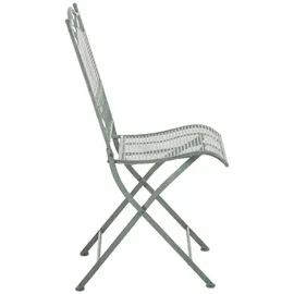 CLP Kiran Gartensessel 41 x 50 x 91 cm antik-grün 2 St.