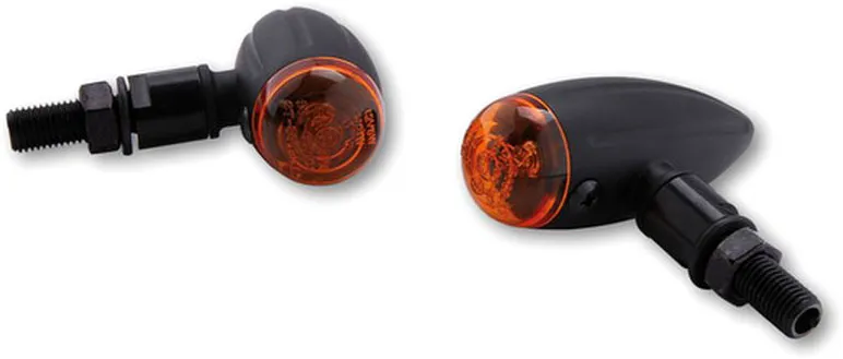 Shin Yo Micro Bullet Groove, Blinker - Schwarz Orange