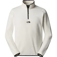 The North Face Glacier 1/4 Zip - Embroidered Logo Sweatshirt, Gardenia White/Npf, L