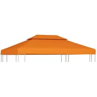 vidaXL Pavillon-Ersatzdach 310 g/m2 3 x 4 m Orange