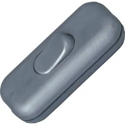 Heinrich Kopp 191320086, Wippschalter, 1P, Thermoplast, Glanz, Silber, 250 V
