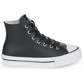 Converse Chuck Taylor All Star Eva Lift Leather Foundation Hi in Schwarz