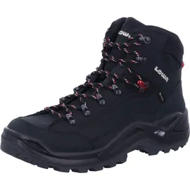 Lowa Renegade GTX Mid Herren Schwarz/Rubinrot 41,5