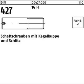 Hörger & Geßler Schaftschraube DIN 427/ISO 2342 M8 x 30 100 Stück