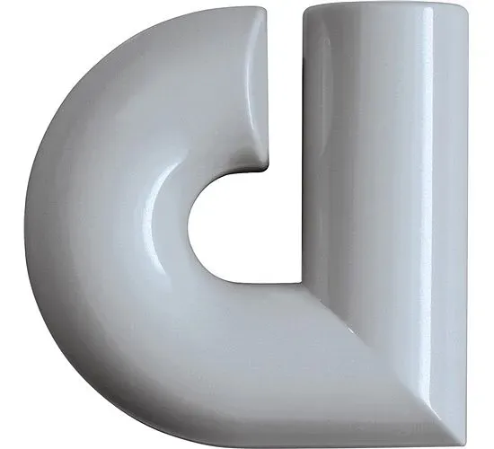 Hausnummer Buchstabe a Spezial-Polyamid reinweiß 99 33mm Hewi (Ausführung: reinweiß 99 33mm Hewi)