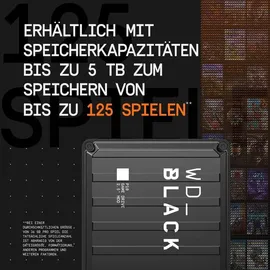 Western Digital Black P10 Game Drive für Xbox 2 TB USB 3.2 WDBA6U0020BBK-WESN