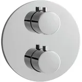 Herzbach Design new Duschthermostat round für 2 Verbraucher Chrom 11.503050.1.01
