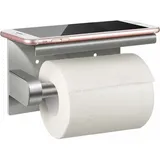 Toilettenpapierhalter 304, Toilettenpapierrollenhalter Ohne Bohren, Wandmontierter Toilettenpapierspender, Edelstahl