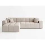 GRAINGOLD Ecksofa Colombo ¦ beige ¦ Maße (cm): B: 265 H: 74