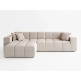 GRAINGOLD Ecksofa Colombo ¦ beige ¦ Maße (cm): B: 265 H: 74