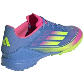 adidas F50 League TF Herren Blue Fusion/Lucid Lemon/Pink 44 2/3