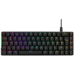 ASUS ROG Falchion 2,4GHz kabellose Gaming Tastatur (QWERTZ-Layout, RBG, mechanisch, Touch Panel)