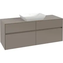 Villeroy & Boch Collaro Waschtischunterschrank C11600VM 140x54,8x50cm, für Waschtisch mittig, Taupe