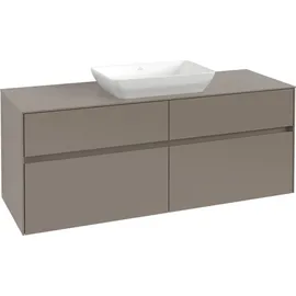 Villeroy & Boch Collaro Waschtischunterschrank C11600VM 140x54,8x50cm, für Waschtisch mittig, Taupe
