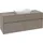 Villeroy & Boch Collaro Waschtischunterschrank C11600VM 140x54,8x50cm, für Waschtisch mittig, Taupe