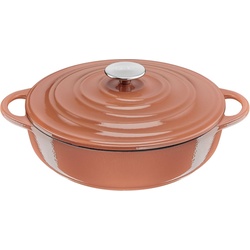 Tefal Servierpfanne LOV, Gusseisen (1-tlg), umweltfreundlich, inkl. E-Book, Ø 28cm, Induktion orange