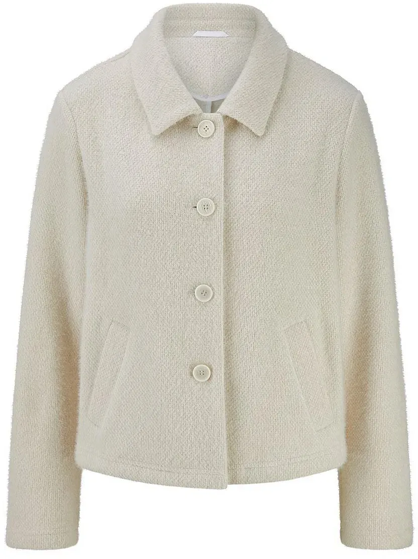 Jersey-Jacke Peter Hahn weiss, 50