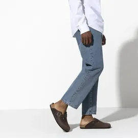 Birkenstock Boston Nubukleder geölt schmal habana 39