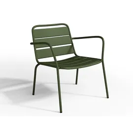 vente-unique Garten-Sitzgruppe 3-tlg. Khaki