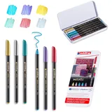 edding Filzstift 1 200 6 St. metallic