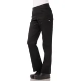 Chef Works Damen Lightweight Slim Chef Pants Kochhose, Schwarz, X-Klein - XS